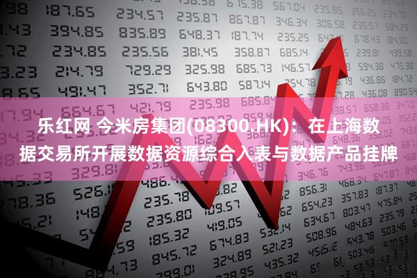 乐红网 今米房集团(08300.HK)：在上海数据交易所开展数据资源综合入表与数据产品挂牌